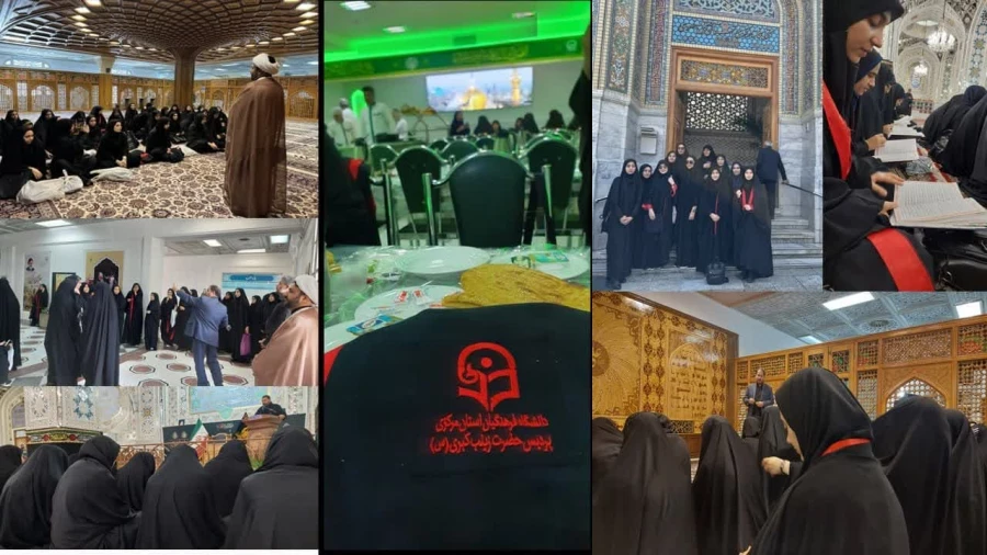 برگزاری مراسم دانش آموختگی دانشجویان پردیس زینب کبری دانشگاه فرهنگیان اراک 3