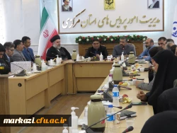 مراسم تکریم و معارفه رئیس اداره حراست مدیریت پردیس های استان مرکزی برگزار شد 3