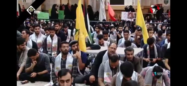 اجتماع بزرگ و با شکوه دانشجویان در گرامیداشت مجاهد کبیر پرچمدار مقاومت شهید سید حسن نصرالله 8