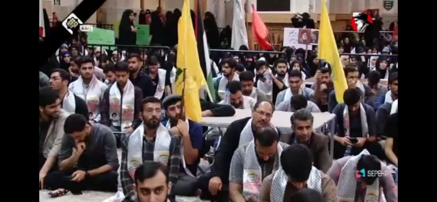 اجتماع بزرگ و با شکوه دانشجویان در گرامیداشت مجاهد کبیر پرچمدار مقاومت شهید سید حسن نصرالله 8