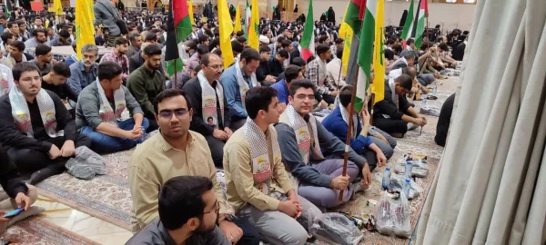 اجتماع بزرگ و با شکوه دانشجویان در گرامیداشت مجاهد کبیر پرچمدار مقاومت شهید سید حسن نصرالله 9