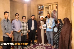 دیدار مسئول بسیج اساتید دانشگاه فرهنگیان استان مرکزی و اعضای کنگره شهدای دانشجو معلم با خانواده شهدا 12