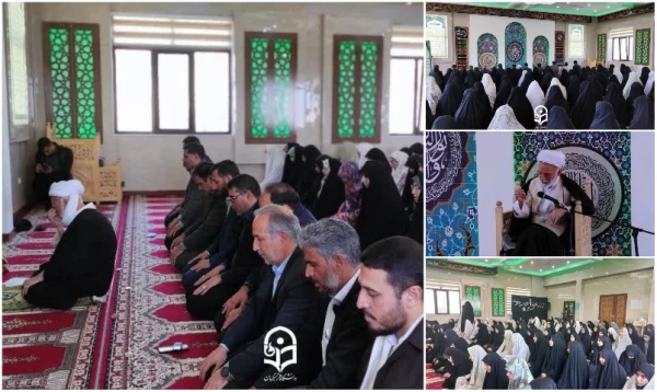 اقامه نماز ظهر و عصر به امامت آیت الله دری نجف آبادی در دانشگاه فرهنگیان پردیس زینب کبری (س) 2