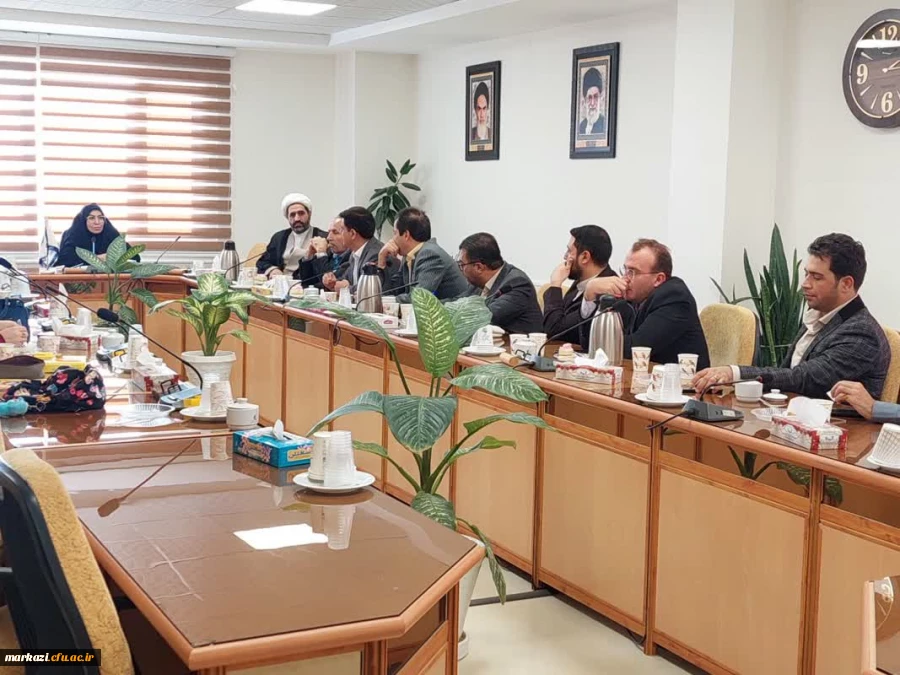 برگزاری جلسه ی اعضای هیات علمی دانشگاه فرهنگیان استان مرکزی  2