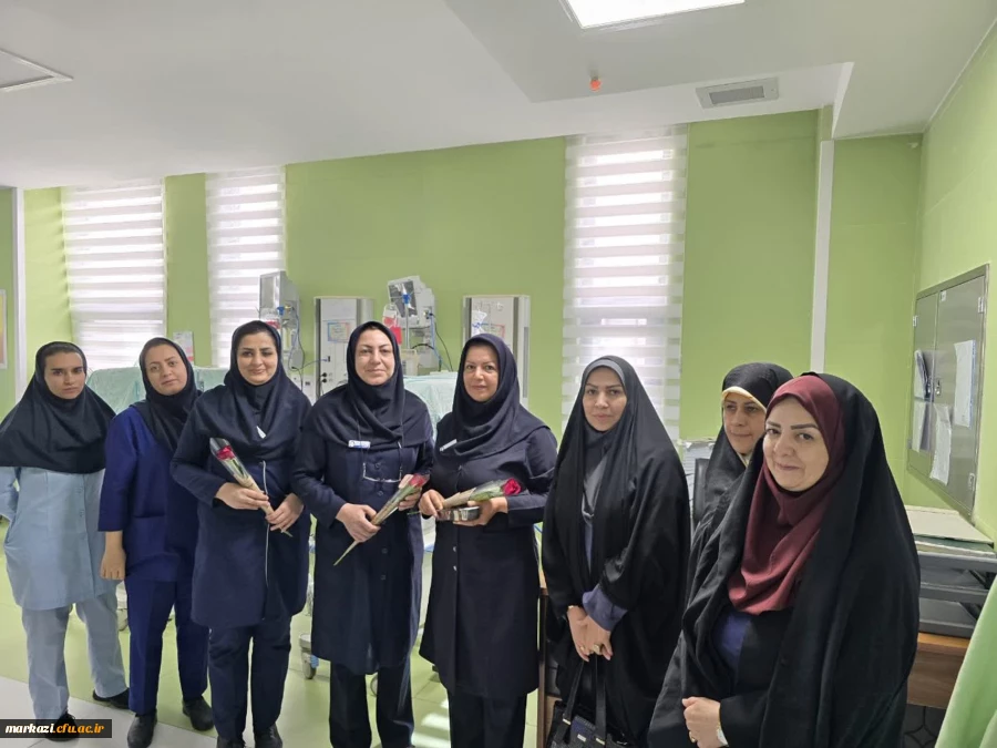 دیدار سرپرست دانشگاه فرهنگیان با پرستاران به مناسبت میلاد با سعادت حضرت زینب کبری(س) 2