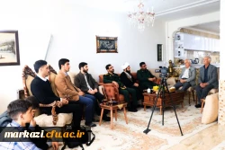 دیدار مسئول بسیج اساتید دانشگاه فرهنگیان و بسیج دانشجویی با خانواده شهدای دانشجو معلم  2
