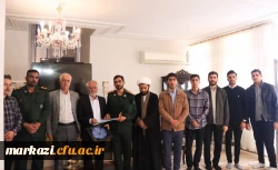 دیدار مسئول بسیج اساتید دانشگاه فرهنگیان و بسیج دانشجویی با خانواده شهدای دانشجو معلم  6