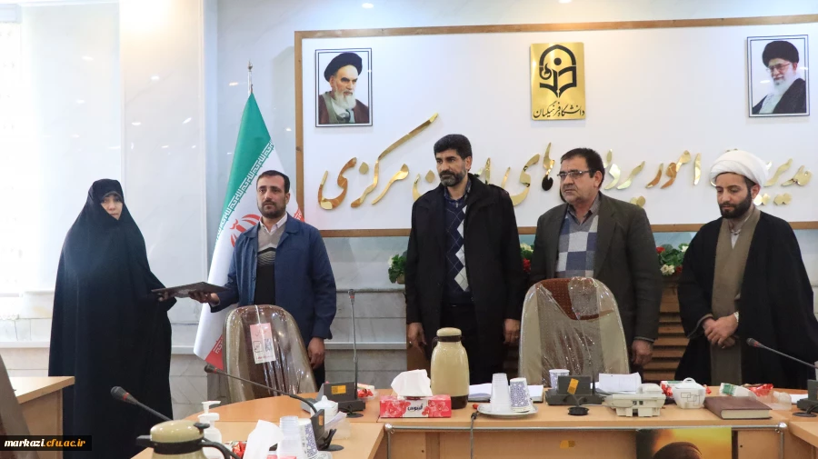 انتصاب فاطمه مغیثی،به عنوان  مسئول جدید مرکز امور بانوان و خانواده کانون بسیج اساتید دانشگاه فرهنگیان استان مرکزی، 3