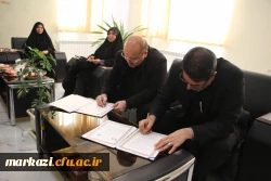 امضای تفاهم نامه همکاری بین دانشگاه فرهنگیان استان مرکزی و اداره کل کتابخانه های عمومی 2