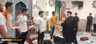 بازدید مسئول نمایندگی نهاد مقام معظم رهبری دانشگاه فرهنگیان استان مرکزی 
