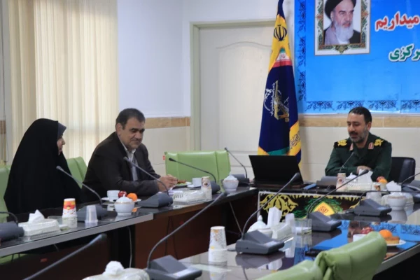 دیدار مسئولین دانشگاه فرهنگیان با فرمانده سپاه روح الله استان مرکزی به مناسبت روز پاسدار  2