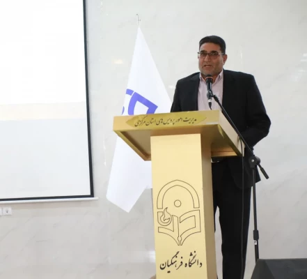  نخستین جلسه طرح ((آوای معلمی)) با استقبال پرشور معلمان و دانشجومعلمان و با حضور مدیرکل آموزش و پرورش استان و رئیس دانشگاه فرهنگیان استان در سالن اجتماعات امام خمینی(ره) پردیس شهید باهنر مرکزی برگزار گردید. 2