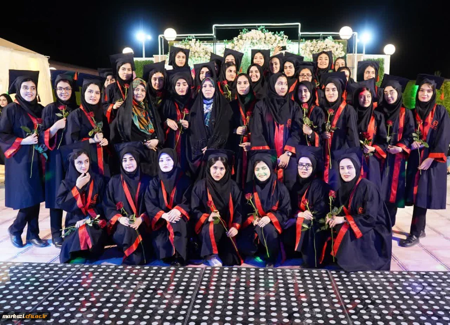 برگزاری مراسم آیین دانش آموختگی دانشجویان ورودی 1400 پردیس حضرت زینب کبری(س) استان مرکزی  2