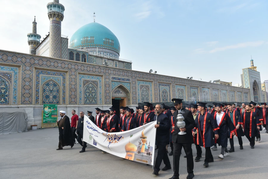 برگزاری جشن فارغ التحصیلی دانشجویان دانشگاه فرهنگیان استان مرکزی در حرم مطهر امام رضا (ع)
 2