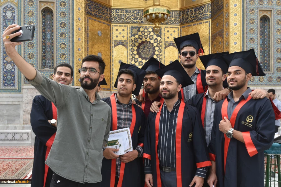 برگزاری جشن فارغ التحصیلی دانشجویان دانشگاه فرهنگیان استان مرکزی در حرم مطهر امام رضا (ع)
 2