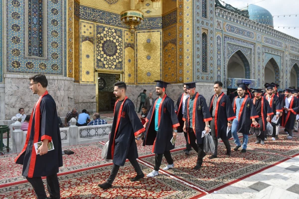 برگزاری جشن فارغ التحصیلی دانشجویان دانشگاه فرهنگیان استان مرکزی در حرم مطهر امام رضا (ع)
 2