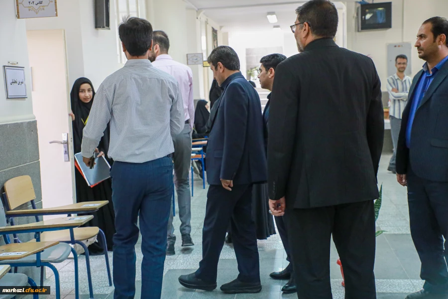 بازدید مدیرکل آموزش و پرورش استان مرکزی از روند ارزیابی تخصصی داوطلبان ورود به دانشگاه فرهنگیان 7