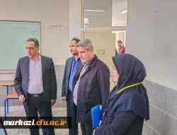 بازدید نماینده وزارت آموزش وپرورش از فرآیند مصاحبه داوطلبان ورود به دانشگاه فرهنگیان استان مرکزی 2