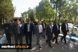 بازدید معاون برنامه ریزی و توسعه دانشگاه فرهنگیان و مسولین سازمان برنامه و بودجه کشور از پردیسهای استان مرکزی 2