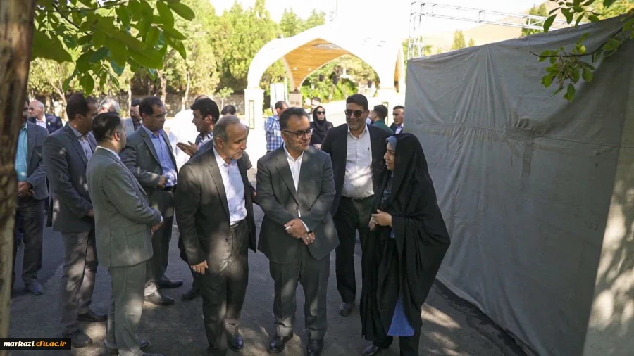 بازدید معاون برنامه ریزی و توسعه دانشگاه فرهنگیان و مسولین سازمان برنامه و بودجه کشور از پردیسهای استان مرکزی 3