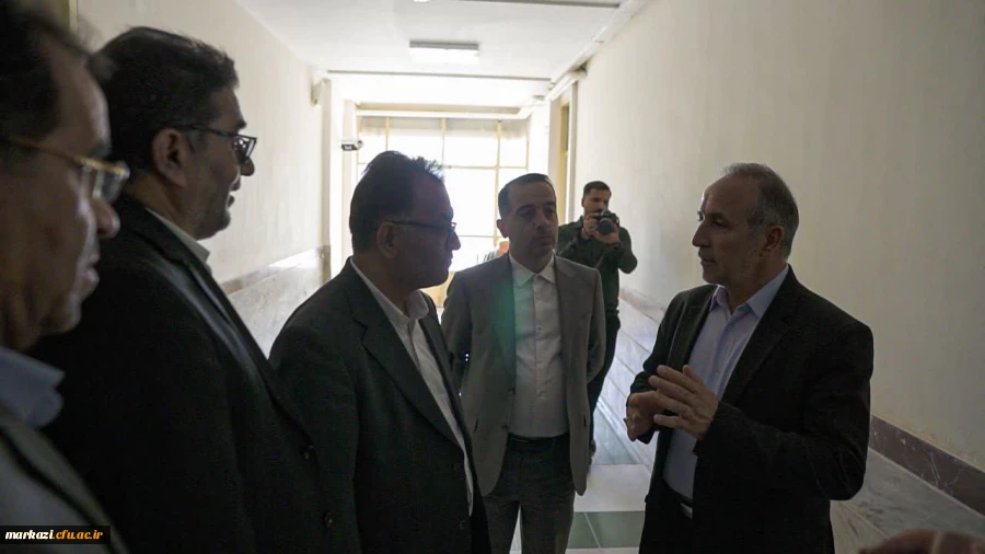 بازدید معاون برنامه ریزی و توسعه دانشگاه فرهنگیان و مسولین سازمان برنامه و بودجه کشور از پردیسهای استان مرکزی 4