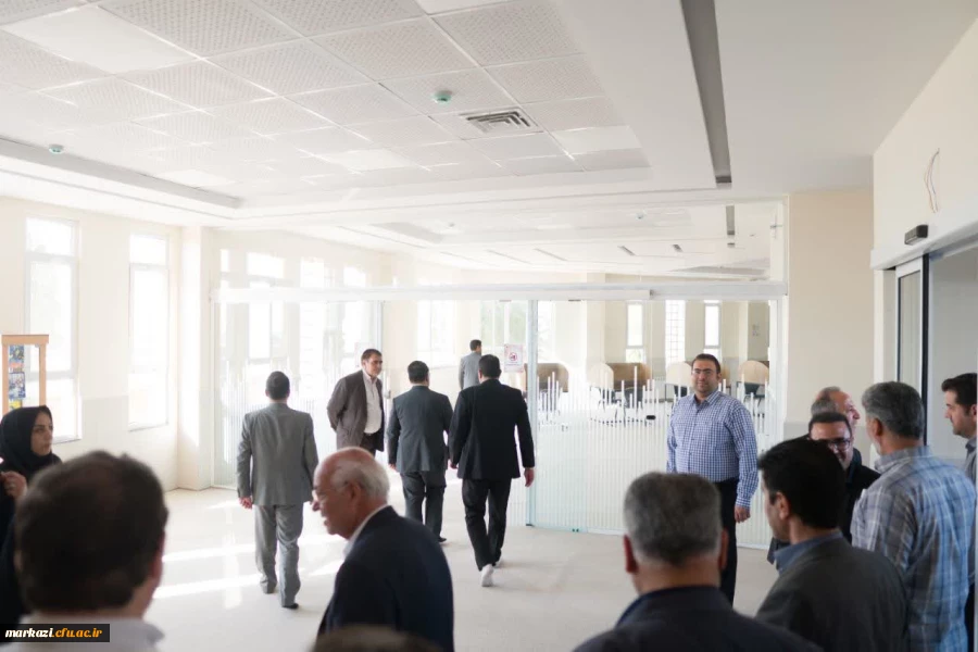 بازدید معاون برنامه ریزی و توسعه دانشگاه فرهنگیان و مسولین سازمان برنامه و بودجه کشور از پردیسهای استان مرکزی 5