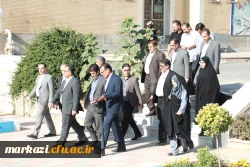 بازدید معاون برنامه ریزی و توسعه دانشگاه فرهنگیان و مسئولین سازمان برنامه و بودجه کشور از پروژه های عمرانی و فضاهای آموزشی دانشگاه فرهنگیان استان مرکزی  2