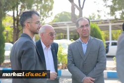 بازدید معاون برنامه ریزی و توسعه دانشگاه فرهنگیان و مسئولین سازمان برنامه و بودجه کشور از پروژه های عمرانی و فضاهای آموزشی دانشگاه فرهنگیان استان مرکزی  2