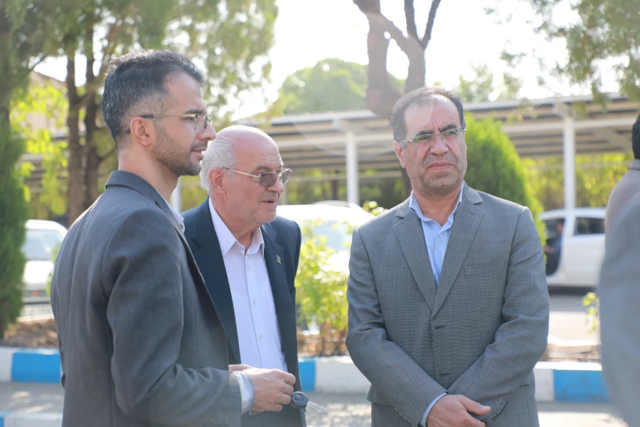 بازدید معاون برنامه ریزی و توسعه دانشگاه فرهنگیان و مسئولین سازمان برنامه و بودجه کشور از پروژه های عمرانی و فضاهای آموزشی دانشگاه فرهنگیان استان مرکزی  2