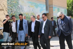 بازدید معاون برنامه ریزی و توسعه دانشگاه فرهنگیان و مسئولین سازمان برنامه و بودجه کشور از پروژه های عمرانی و فضاهای آموزشی دانشگاه فرهنگیان استان مرکزی  2