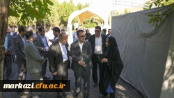 بازدید معاون برنامه ریزی و توسعه دانشگاه فرهنگیان و مسئولین سازمان برنامه و بودجه کشور از پروژه های عمرانی و فضاهای آموزشی دانشگاه فرهنگیان استان مرکزی  8
