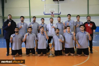 درخشش تیم بسکتبال پسران دانشگاه فرهنگیان استان مرکزی و کسب عنوان نایب قهرمانی کشور