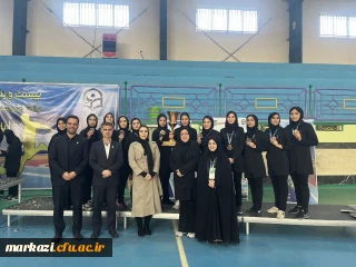 درخشش تیم هندبال دختران دانشگاه فرهنگیان استان مرکزی و کسب عنوان سومی کشور