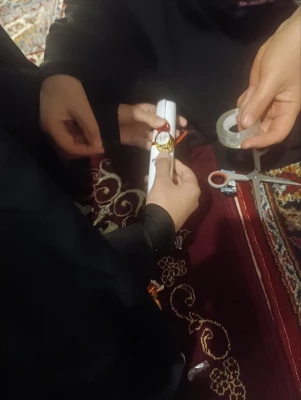 دانشجومعلمان انقلابی، پرشور و با صلابت در میدان به جهاد تبیین می پردازند. 4
