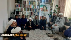 
 حضور مسئولین دانشگاه فرهنگیان در منزل حجت الاسلام والمسلمین سیدی 4